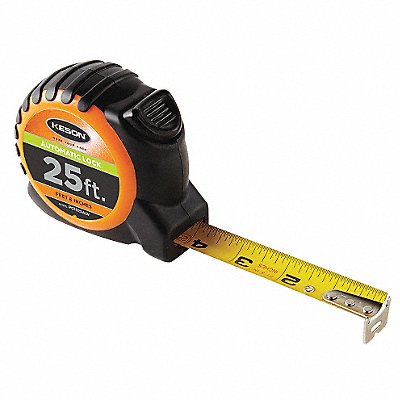 Tape Measure 1 In x 25 ft Orange/Black