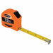 Tape Measure 5/8 In x 12 ft Orange In/Ft