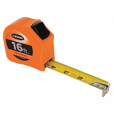 Tape Measure 1 In x 16 ft Orange In./Ft.