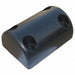 Dock/Body Bumper 8x3-1/2x5-1/2 In Rubber