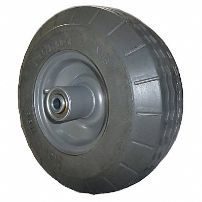 Flat-Free Solid Rubber Wheel 8-1/2 