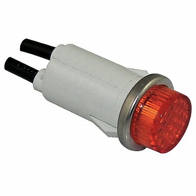 Raised Indicator Light Amber 120V