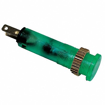 Flush Indicator Light 8mm 240V Green