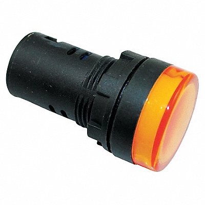 Raised Indicator Light 22mm 240V Amber