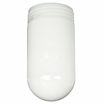 GlassGlobe 3 1/2 L 3 1/2 W 5 1/4 H White