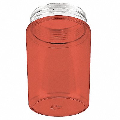 HazLocGlobe 3 1/2 L 3 1/2 W 5 1/4 H Red
