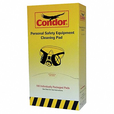 Respirator Wipes 5 in x 7 in PK100