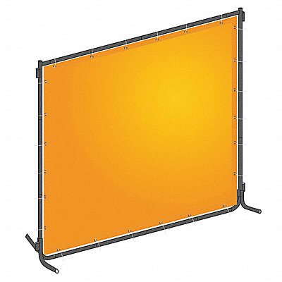 J4041 Welding Screen 4 ft H 6 ft W Yellow