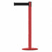 Barrier Post with Belt 7-1/2 ft L Black