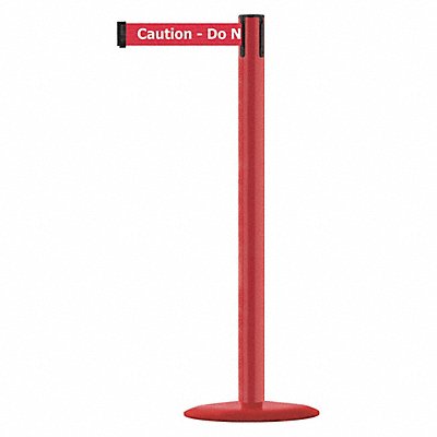 Barrier Post w/ Belt Powder Coated Metal