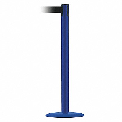 Barrier Post with Belt 13 ft L Black