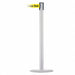 Barrier Post w/ Belt Powder Coated Metal