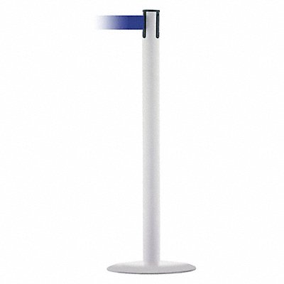 Barrier Post with Belt 13 ft L Blue