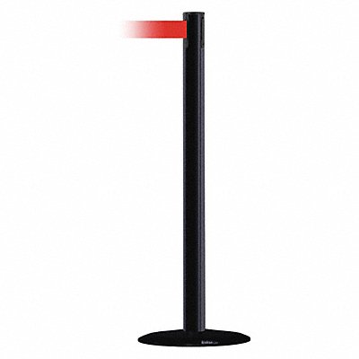 Barrier Post with Belt 13 ft L Red