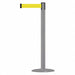 Barrier Post w/ Belt 7-1/2 ft L Yellow