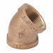 45 Elbow Brass 1 1/2  FNPT Class 125