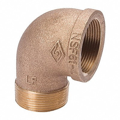90 Street Elbow Brass 3/8 in NPT
