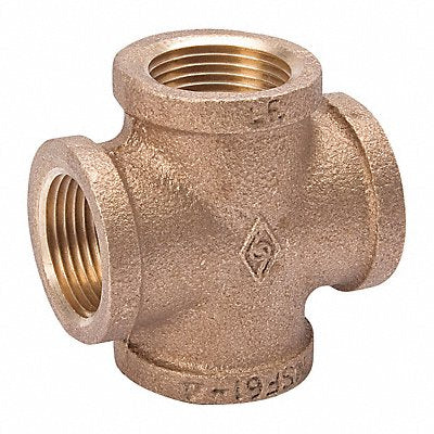 Cross Brass 1/4 x 1/4 x 1/4 x 1/4 in