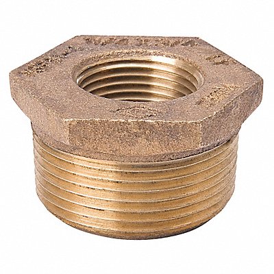 Hex Bushing Brass 1 x 1/4 in Class 125
