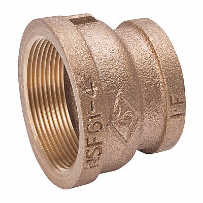 Reducing Coupling Brass 1/4 x 1/8 in