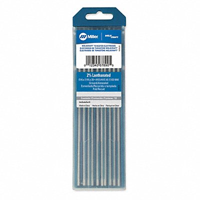 WELDCRAFT Blue Tungsten Electrode PK10