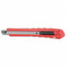 Snap-Off Utility Knife 5 5/8 In Red