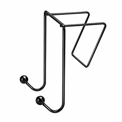 Coat Hook Black 6 Hx3-1/2 Wx5-1/8 D