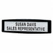 Name Plate ABS Plastic Black