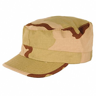 BDU Patrol Cap Cotton 3-Color Camo XL