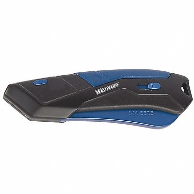 Safety Knife 5-3/4 Black/Blue