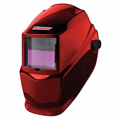 Auto Dark Welding Helmet 10 Red