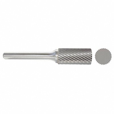 Cylinder Bur SA Carbide 3/16 Single Cut