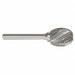 Oval Bur SE Radius End 5/8 Carbide