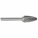 Tree Bur SF Double Cut 1/4 