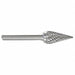 Cone Bur Pointed End 1/8 Carbide