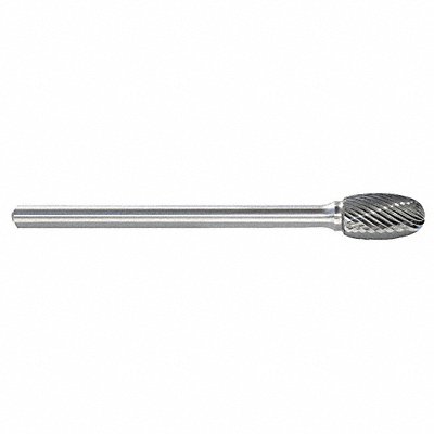 Oval Bur SE Radius End 1/4 Carbide