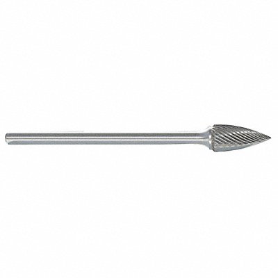 Flame Bur 1/2 Carbide Single Cut