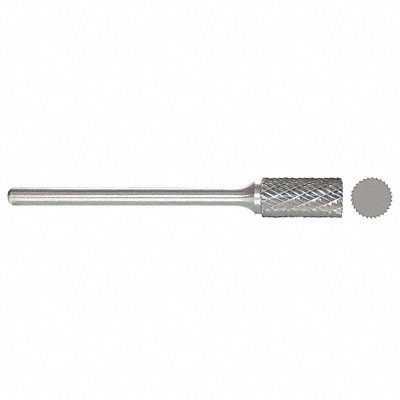 Cylinder Bur SA Carbide 1/4 Double Cut