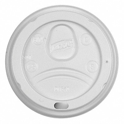 Disp Hot Cup Lid 10 oz WH PK1000