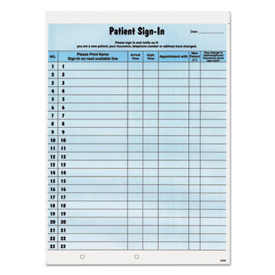 FORM,PATIENT SIGN-IN,BE