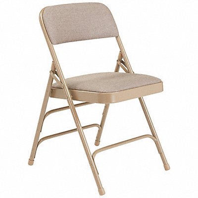 Folding Chair Beige 18-3/4 in PK4