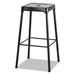 STOOL,BAR HEIGHT,STEEL,BK