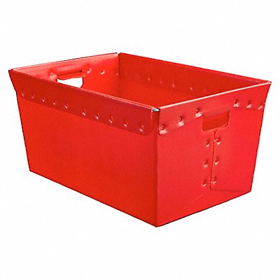 Nesting Ctr Red Solid CorrugatedHDPE PK3