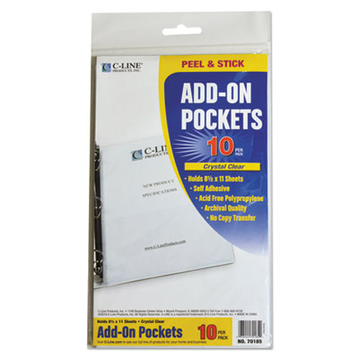 POCKET,FILING,ADHSV,10/PK