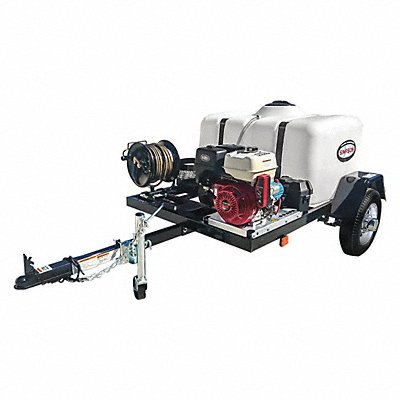 Gas-Powered Trailer Pressure Washers