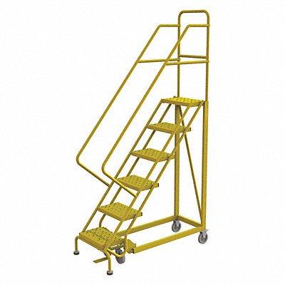 Rolling Ladder Steel Safety Angle 6-Step