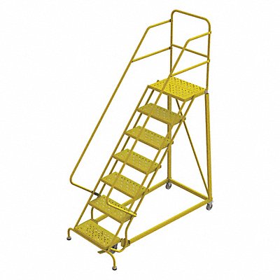 Rolling Ladder Steel Safety Angle 7-Step