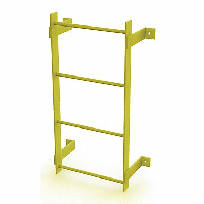 Ladder Safety Yellow Steel 500lb 3 ft 4 