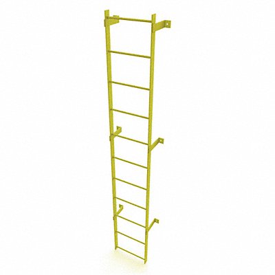 Ladder Safety Yellow Steel 500lb 10ft 2 