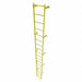 Ladder Safety Yellow Steel 500lb 19ft 2 